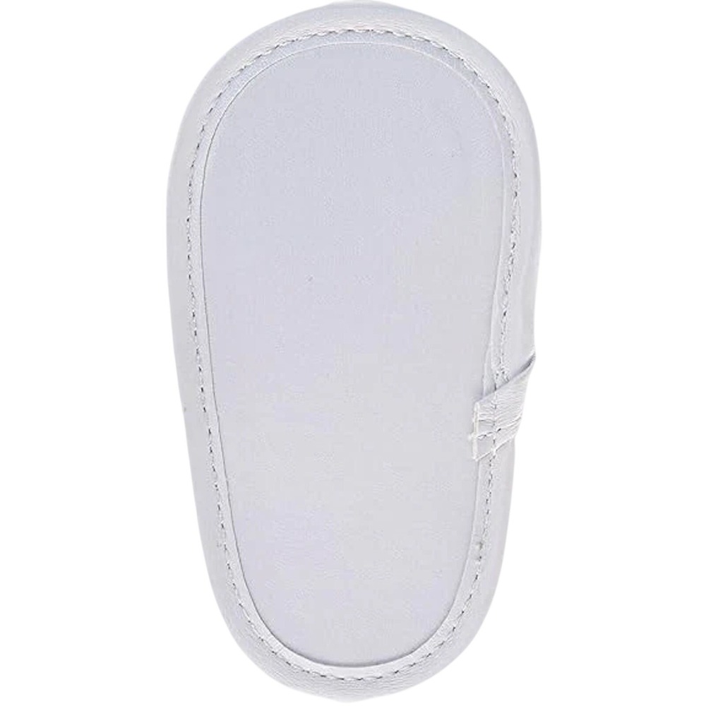 Josmo Infant Baby Girl Size 2-4 Dress Sandals Soft Sole Butterfly & Bow White - Picture 3 of 13